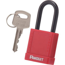 โหลดรูปภาพลงในโปรแกรมดูแกลเลอรี กุญแจสีแดงแบบไม่นำไฟฟ้าสำหรับ PANDUIT Lockout