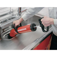 โหลดรูปภาพลงในโปรแกรมดูแกลเลอรี เครื่องทำความสะอาดท่อน้ำทิ้ง ROTHENBERGER Low Pump SUPER TOOL Plus พร้อมเคส