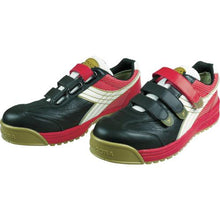 画像をギャラリービューアに読み込む, ディアドラ DIADORA 安全作業靴 ロビン 黒/白/赤 24.0cm