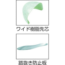 画像をギャラリービューアに読み込む, ミドリ安全 踏抜き防止板入り ゴム2層底安全靴 RT731FSSP-4 24.5