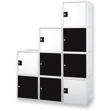 โหลดรูปภาพลงในโปรแกรมดูแกลเลอรี กล่องใส่รองเท้าประกอบ ASKA สีดำ