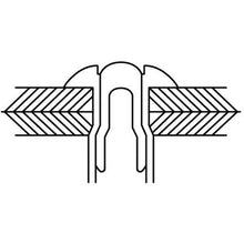 将图像导入到图库查看器中虾高强度空心铆钉S螺栓 (圆头) Φ6.4/板厚9.5 mm (装250根)