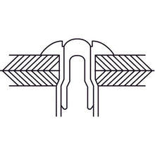 将图像导入到图库查看器中虾高强度空心铆钉S螺栓 (圆头) Φ6.4/板厚15.9 mm (装10根)
