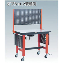 Tải hình ảnh vào trình xem thư viện, TRUSCO tay nâng bàn làm việc có bánh xe 900X600XH770-970