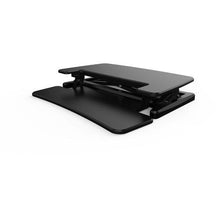 画像をギャラリービューアに読み込む, TRUSCO ガス圧式卓上PCデスク アルコーヴ 黒 720X415