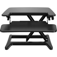 画像をギャラリービューアに読み込む, TRUSCO ガス圧式卓上PCデスク アルコーヴ 黒 550X415