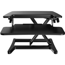 画像をギャラリービューアに読み込む, TRUSCO ガス圧式卓上PCデスク アルコーヴ 黒 550X415