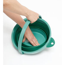Tải hình ảnh vào trình xem thư viện, Xô gấp TRUSCO xanh 8L