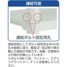 Tải hình ảnh vào trình xem thư viện, Kệ nhựa TRUSCO loại nhẹ cao 392-2 bậc loại có 4 nắp góc
