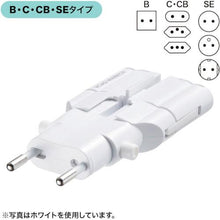 画像をギャラリービューアに読み込む, SANWA 海外電源変換アダプタ