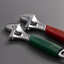 Load image into gallery viewer, TRUSCO monkey wrench with grip red 300 mm