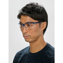 画像をギャラリービューアに読み込む, TRUSCO 二眼型セーフティグラス フレームブルー