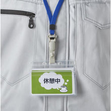 โหลดรูปภาพลงในโปรแกรมดูแกลเลอรี ป้ายชื่อหมุนได้ TRUSCO ขนาดใหญ่ แบบร้อยเชือก สีดำ