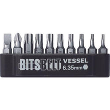 Tải hình ảnh vào trình xem thư viện, Tuốc nơ vít bánh cóc đĩa Torx VESSEL No. TX-11 (bộ 10 bit)