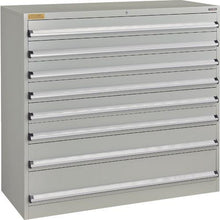 画像をギャラリービューアに読み込む, TRUSCO VE13S型キャビネット 1300X550XH1200 引出8段