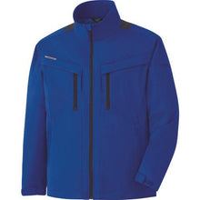 画像をギャラリービューアに読み込む, ミドリ安全 ベルデクセル ハーネス対応 ストレッチ防寒ジャンパー VE2013 上 ロイヤルブルー L