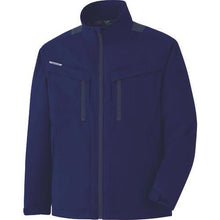 画像をギャラリービューアに読み込む, ミドリ安全 ベルデクセル ハーネス対応 ストレッチ防寒ジャンパー VE2017 上 ネイビー L