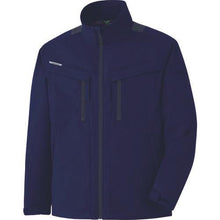 画像をギャラリービューアに読み込む, ミドリ安全 ベルデクセル ハーネス対応 ストレッチ防寒ジャンパー VE2017 上 ネイビー M