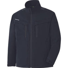 画像をギャラリービューアに読み込む, ミドリ安全 ベルデクセル ハーネス対応 ストレッチ防寒ジャンパー VE2019 上 ブラック L