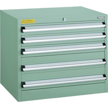 画像をギャラリービューアに読み込む, TRUSCO VE7S型キャビネット 700X550XH600 引出5段