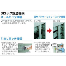 将图像导入到图库查看器中TRUSCO VE 9 S型机柜880 X 550 XH 880抽屉6级