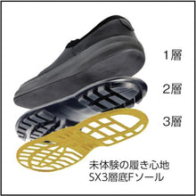 画像をギャラリービューアに読み込む, シモン 安全靴 短靴 WS11黒静電靴 24.5cm