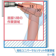 画像をギャラリービューアに読み込む, ベッセル 剛鍛首振りショートソケット WSA2019 対辺19×75mm