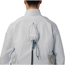 画像をギャラリービューアに読み込む, ジーベック 空調服 綿ポリ混紡ペンタスフルハーネス仕様空調服XE98101-19-3L