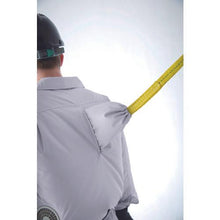 画像をギャラリービューアに読み込む, ジーベック 空調服 綿薄手現場服ヘリンボンフルハーネス仕様空調服XE98102-39-S