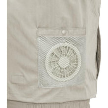 画像をギャラリービューアに読み込む, ジーベック 空調服 綿薄手現場服ヘリンボンフルハーネス仕様空調服XE98102-62-LL