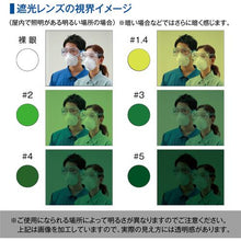 画像をギャラリービューアに読み込む, YAMAMOTO 複式上下自在形遮光めがね