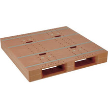 Load image into gallery viewer, NPC plastic pallet ZD-1111E single-sided bidirectional brown
