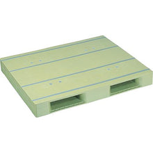 Load image into gallery viewer, NPC plastic pallet ZD-1113E single-sided two-way insert light green