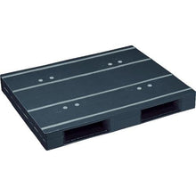 Load image into gallery viewer, NPC plastic pallet ZD-1113E-RR single-sided two-way insertion black