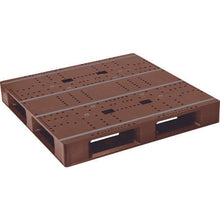 Load image into gallery viewer, NPC plastic pallet ZFD-1111E single-sided four-way insertion light green