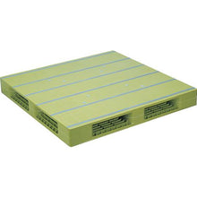 Load image into gallery viewer, NPC plastic pallet ZFR-1212E double-sided four-way insertion light green