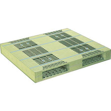 Load image into gallery viewer, NPC plastic pallet ZR-110120E double-sided two-way insert light green