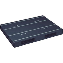 Load image into gallery viewer, NPC plastic pallet ZR-1114E-RR double-sided 2-way insert black