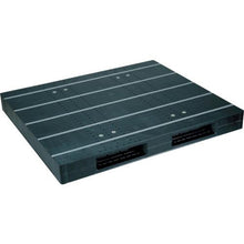 Load image into gallery viewer, NPC plastic pallet ZR-1315E-RR double-sided two-way insertion black