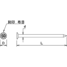 画像をギャラリービューアに読み込む, ダイドーハント　ＪＩＳカラーＮ釘　Ｎ７５　キミドリ　３ｋｇ　（約５１０本）　  52147  DAIDOHANT
