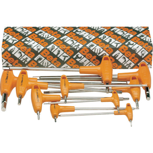 Cờ lê lục giác tay cầm chữ T Beta inch size 96T/AS8 bộ 8 chiếc 960682 Beta