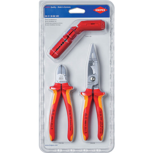 KNIPEX electrical wire tool kit 003130BKV01 KNIPEX