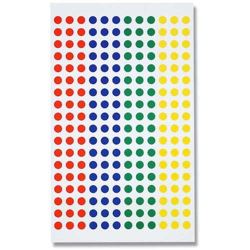 HEIKO ฉลากตะปู φ5 No.648 4 สี 1512 แผ่น 7062136 HEIKO