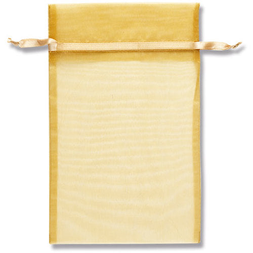 HEIKO ของขวัญกระเป๋าหูรูด ถุง Organza Gold L 10 ชิ้น 8705053 HEIKO