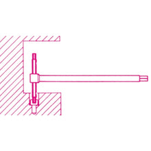 Load image into gallery viewer, Beta T-handle sliding hex wrench 951 14.0 330mm 9510640 Beta
