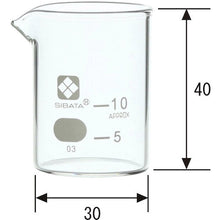 โหลดรูปภาพลงในโปรแกรมดูแกลเลอรี SIBATA บีกเกอร์ 10ml 010020-10A SIBATA
