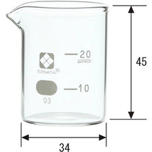 画像をギャラリービューアに読み込む, ＳＩＢＡＴＡ　ビーカー　２０ｍＬ　  010020-20A  SIBATA
