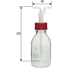 画像をギャラリービューアに読み込む, ＳＩＢＡＴＡ　ねじ口洗浄びん　ムエンケセット　５００ｍＬ　  014670-500  SIBATA
