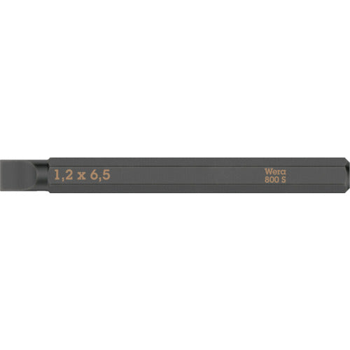 Ｗｅｒａ　貫通専用差替ビット　マイナス６．５×１．２ｍｍ　  18142  Wera