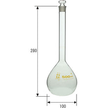 โหลดรูปภาพลงในโปรแกรมดูแกลเลอรี SIBATA ขวดปริมาตร SUPER TOOL เกรด 500ml 020060-500 SIBATA
